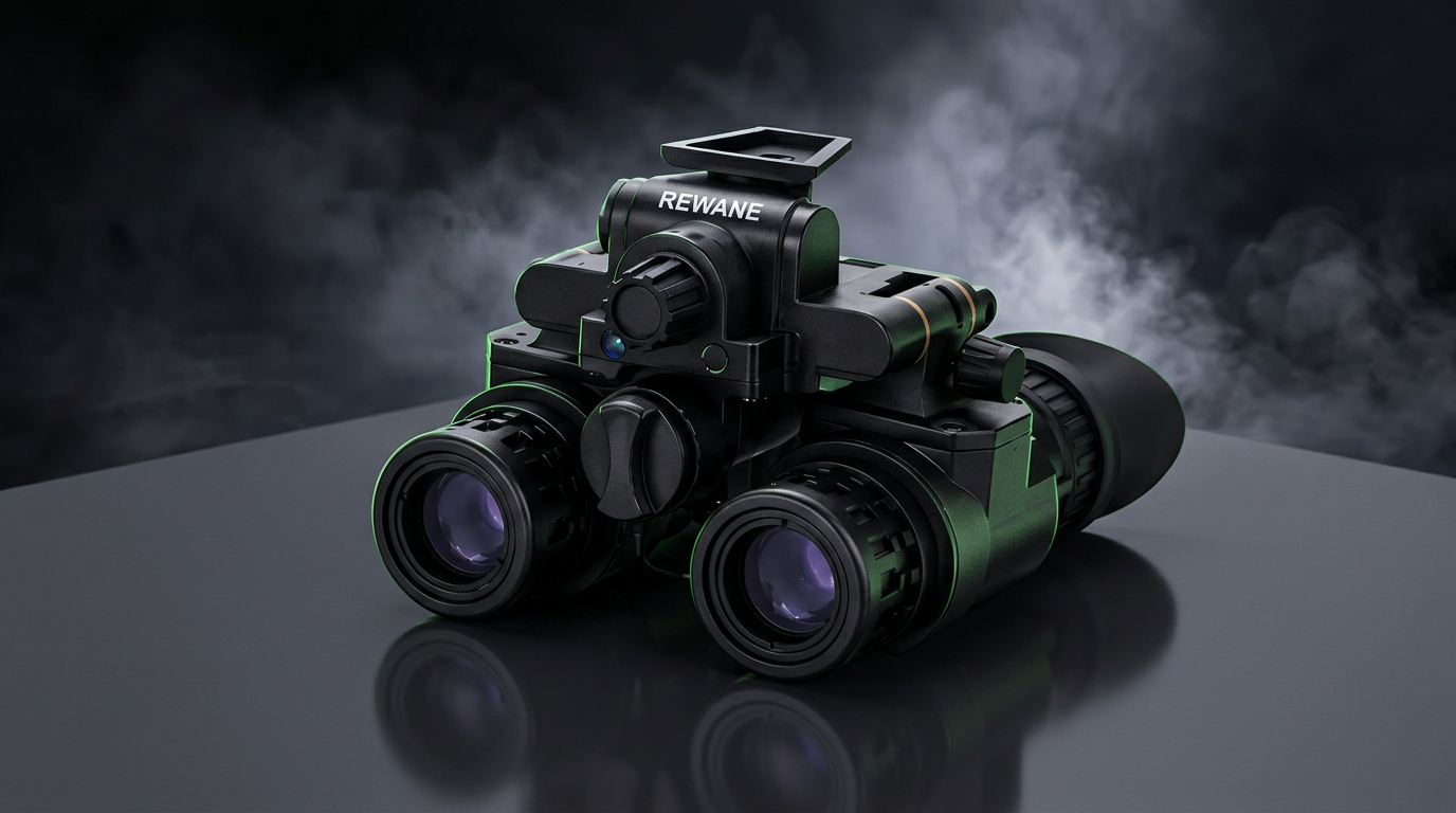 Rewane Nocturne NV1 rugged dual-lens infrared night-vision goggles